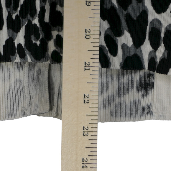 Calvin Klein Cardigan Sweater Women 1X Silk Blend Rhinestone Button Pockets - Picture 9 of 10